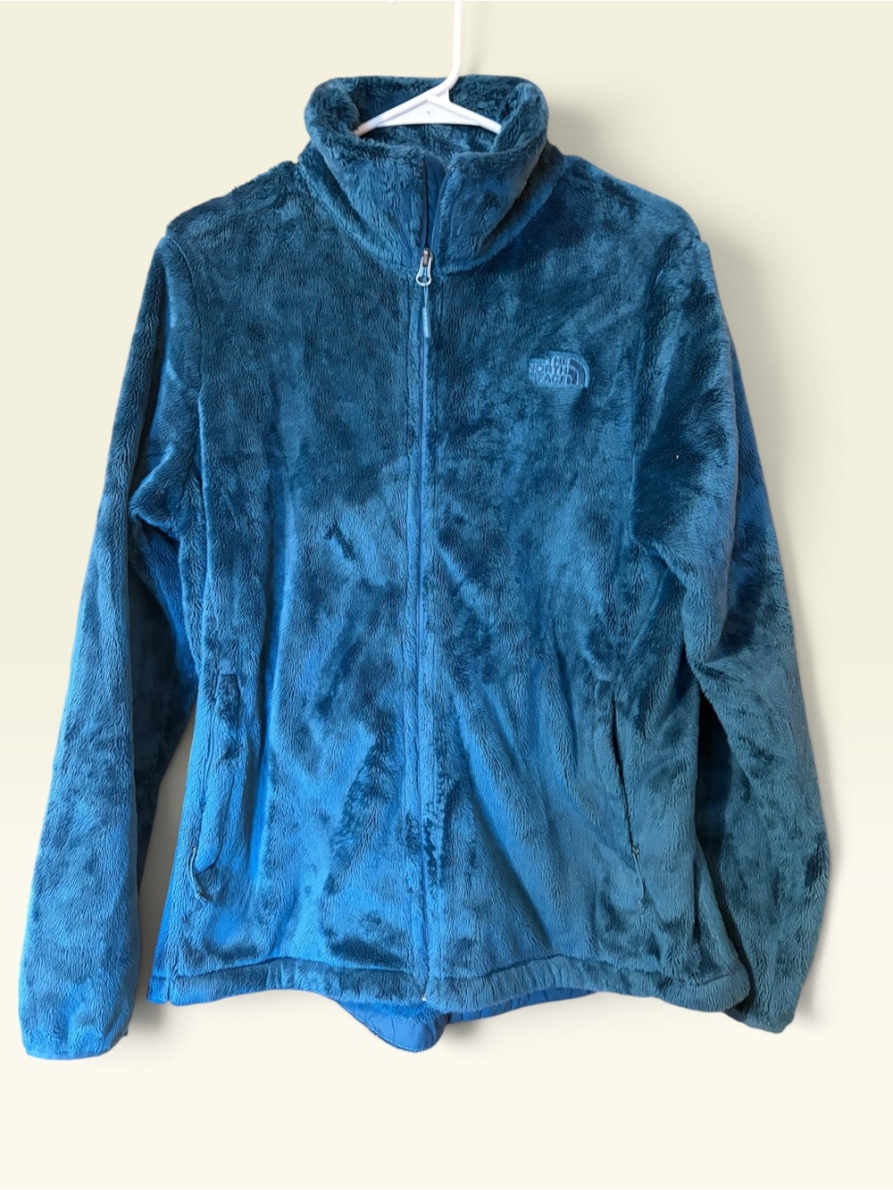 The North Face Womens Large Full-Zip Jacket - Deep Teal Blue